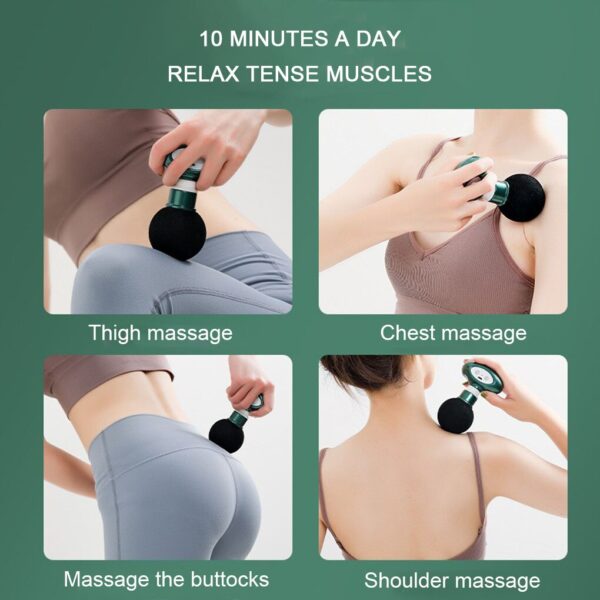 6 Gears Massager  Electric Muscle Relaxation Shaping Slimming Gun - Image 5