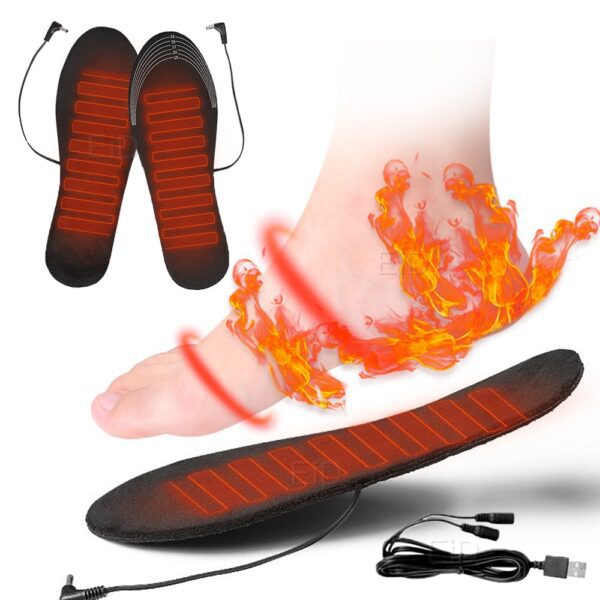 USB Rechargeable Heated Shoe Insoles - Image 3