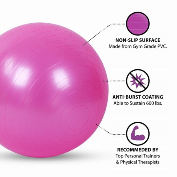 DynaBall Pro Yoga Ball - Pro-Grade Exercise Ball - Image 3