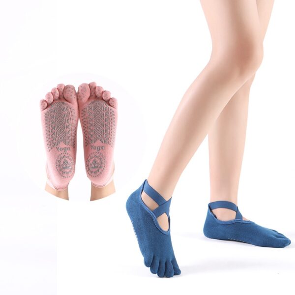 Finger Yoga Socks for Women with Grips - Image 5