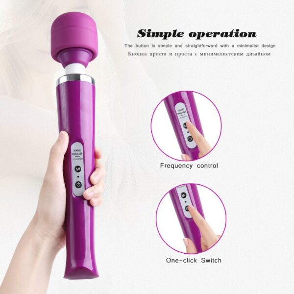 Head Body Neck Massage Magic Vibration Personal Product Massage Stick - Image 2