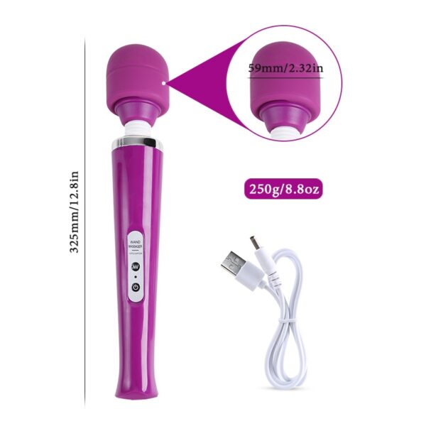 Head Body Neck Massage Magic Vibration Personal Product Massage Stick - Image 4